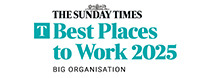 The Sunday Times Best Places to Work 2025 (big organisation)